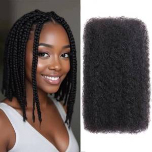 lot 8052 image: BSEVENI Afro Kinky Bulk Human Hair 50g 12 Inch