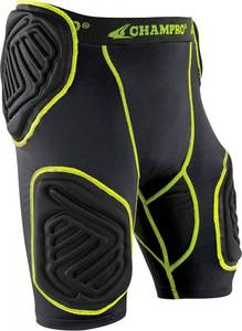 lot 8054 image: Champro Bull Rush 5-Pad Integrated Girdle, Mens Small