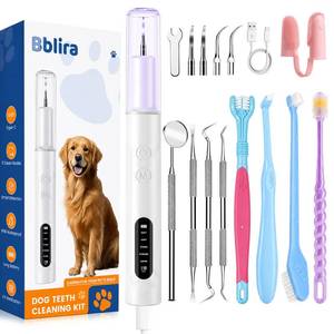 lot 8416 image: Bblira Ultrasonic Dog Tooth Cleaner with LED Light