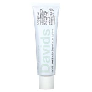 lot 8430 image: Davids SensitiveWhitening Toothpaste Peppermint 1.75 oz