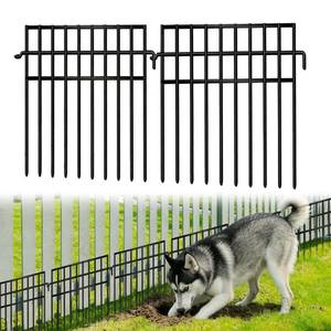 lot 9811 image: FOKEP 30 Panels Animal Barrier Fence, No Dig Fences, 13in(H) X 42.5ft(L) Garden Fence Animal Barrier for Rabbit and Dog Under Fencing Barrier, Rustproof Metal Fences Border for Outdoor, Yard, Patio