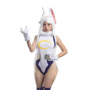 lot 9820 image: Nuoqi Miruko Cosplay MHA Rabbit Hero Mirko Cosplay Bunny Costume Bodysuit Bunny Hero Suit XXL3XL