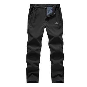 lot 9827 image: BASUDAM Mens Work Pants Softshell Winter Fleece Lined Insulated Outdoor