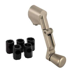lot 10181 image: Prime-Line H 3961 Universal Folding Crank Handle, Coppertone Finish