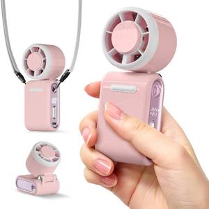 lot 10197 image: GEMWON Mini Portable Handheld Turbo Fan, Travel Essentials, Gifts for Women