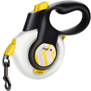 lot 10229 image: Fida AutoBrake Heavy Duty Retractable Dog Leash, 16 ft, for Strong Pullers