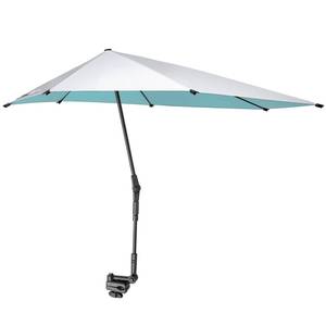 lot 13618 image: G4Free UPF 50 Adjustable Chair Umbrella with Clamp