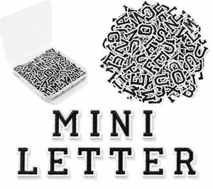 lot 14371 image: RZDFATE 150PCS Iron On Letter Patches 0.7 Inch