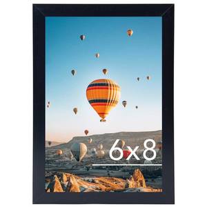 lot 14379 image: JCJMY 6x8 Picture Frame Black with Plexiglass