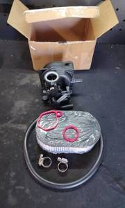 lot 14390 image: Carburetor Assembly with Air Filter & Hose Clamps For Lawn Mower