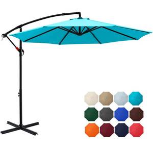 lot 17395 image: ABCCANOPY 9 Ft Cantilever Patio Umbrella with Crank