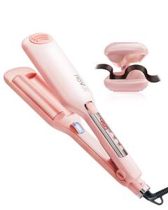lot 17423 image: NOVUS 1.1 Inch Dual Barrel Wave Curling Iron
