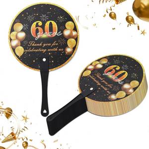 lot 17458 image: TYHBO 50-Piece 60th Birthday Hand Fans