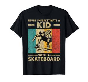 lot 18209 image: Retro Funny Skateboarding T-Shirt Mens 3X-Large Black