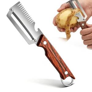 lot 18214 image: 3-in-1 Stainless Steel Vegetable Peeler