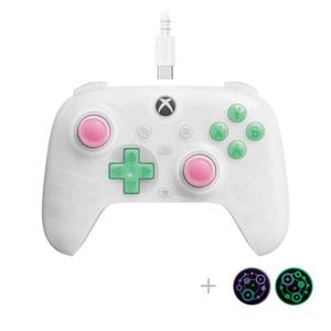 lot 18264 image: 8Bitdo Ultimate Mini Wired Controller Translucent White