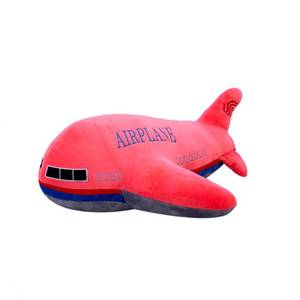 lot 18275 image: Airplane Plush Stuffed Pillow 15.7 in