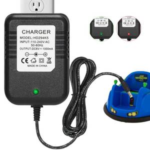 lot 18283 image: TUAGUI 6V 1A Ride-On Toy Battery Charger