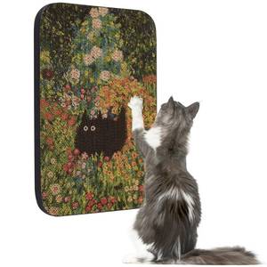 lot 19705 image: LESISSMER Cat Wall Scratcher, Art Cat Scratching Board for Indoor Cats