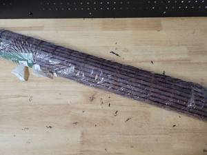 lot 19756 image: Cy. Curtain Bright Bamboo Wooden Drape 42 x 72 Inches
