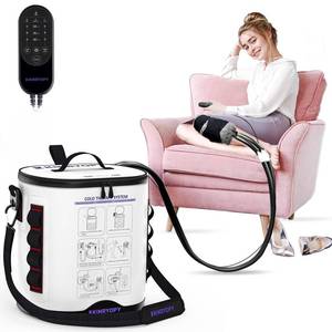 lot 19761 image: Cold Therapy Machine for Knee with Programmable Timer & Quiet Pump