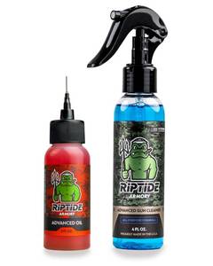 lot 20093 image: Riptide Armory Advanced Gun Cleaner & Gun Oil Kit - Cleans, Lubes, Protects Targeted Long-Lasting Formula - Nano Coat Technology - Veteran Founded & Formulated by Former US Navy Seal (42oz Combo)
