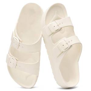 lot 20132 image: shevalues Womens Comfort EVA Sandals Medium Arch Support Beach Slides size 6
