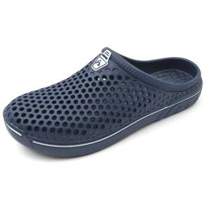 lot 20138 image: Amoji Garden Clogs Shower Sandals Yard Gardening Beach Water Plastic Rubber House Indoor YY161 Navy 13 Women12 Men
