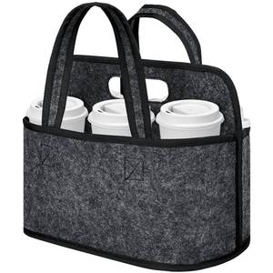 lot 20143 image: Enlarged 6 Cups Drink Caddy, Drink Carrier with Handle, Water Bottle Caddy