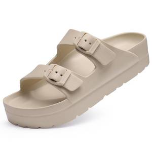 lot 20144 image: Goosecret Womens Comfortable Arch Support Walking Platform Sandals Size 8.5