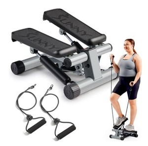 lot 1529 image: Sunny Health & Fitness Mini Stepper with Exercise Bands NO. 012-S