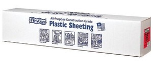 lot 1592 image: FilmGard All-Purpose Construction Grade Plastic Sheeting