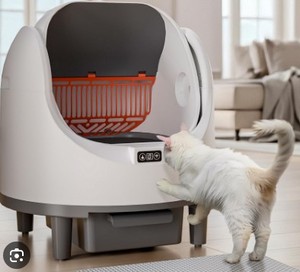 lot 1603 image: Electronic cat box White