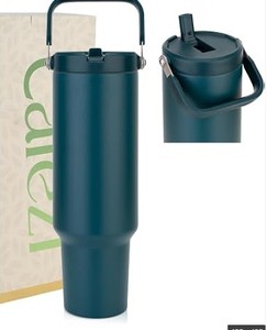 lot 2293 image: A 40 Oz green water bottle