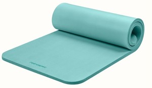lot 13638 image: Retrospec Yoga Mat Fitness Exercise Pad Blue 70 x 23