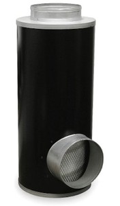 lot 17396 image: Cylindrical Air Filter Housing w Mesh Filter Element
