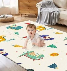 lot 19751 image: Bammax Playmat Dinosaurs & Safari Animals 91x41x11cm