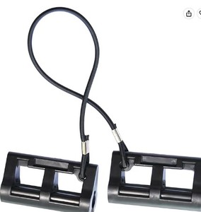 lot 20105 image: 4 Steer Stop Hydraulic Steering Lock - Outboard Motor Steering Lock Set for Boat Transport - Easy Install, Durable, Universal Fit, Motor Protection Accessory