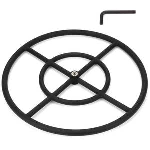 lot 1627 image: Stanbroil 24 Inch Round Fire Pit Burner Ring for Natural Gas & Propane