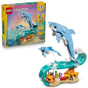 lot 1653 image: LEGO Creator 3 in 1 Sea Animals Beautiful Dolphins 31385