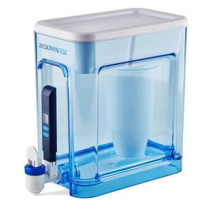 lot 1674 image: Culligan ZeroWater 22-Cup Ready-Read 5-Stage Water Filter Dispenser with 5-Stage 0 TDS Water Filter �� IAPMO Certified to Reduce Lead, Chromium, and PFOAPFOS