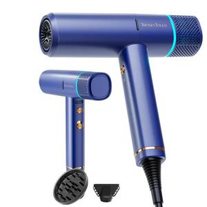 lot 1699 image: Hair Dryer with Diffuser Blow Dryer, High-Speed Ionic BlowDryer, Powerful 1600 Watt Motor for Fast Drying and Straight & Wavy Hair, Low Noise, Lightweight, Professional Hairdryer for Home Salon