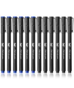 lot 2016 image: Mr. Pen- Felt Tip Pens, Fine Point, 12 Pack, Blue and Black Inks