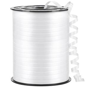 lot 2020 image: CLUEWR White Curling Ribbon, 500 Yards, 15 Inch