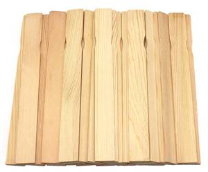 lot 2035 image: Wooden Paint Stir Sticks - Rewiss 10 Inch Paint Sticks Stirrers for Paddles Resin or Wood Craft Sticks, Garden and Library Markers(Pack of 50)