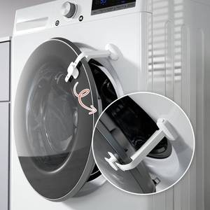 lot 2039 image: EUDEMON Baby Safety WasherDryer Door Stopper,Front Load Washer Door Prop for Kids, Child Washing Machine Door Holder, Safety Door Lock for Washer & Dryer (1 Pack,White)