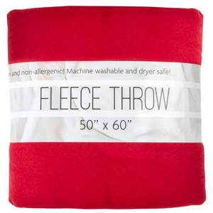 lot 2043 image: 50x60 Throw Blankets, Ultra Soft Hypoallergenic Fleece Fall Throw Blanket for Livingroom, Couch, Chair, Bed, Red, Valentines Day Throw