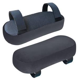 lot 2049 image: WdFour 2-Pack Non-Slip Armrest Pads for Office & Gaming Chairs - Ergonomic Forearm Support Pillow for Desk, Computer & Wheelchair, Pressure Relief Cushions,Dark Gray