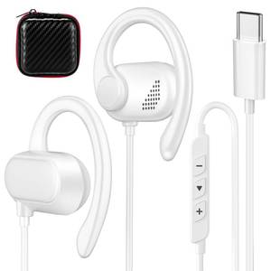lot 2057 image: Open Ear USB C Headphones Wired Earbuds for iPhone 17 18 Pro Max 16 15