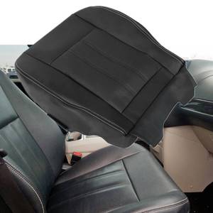 lot 2410 image: ATUOTPO Driver or Passenger Side Bottom Perforated Replacement Black Leather Seat Cover Compatible with Chrysler Town & Country 2011 2012 2013 2014 2015 2016